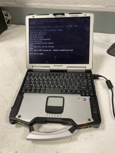 3:  Fully Working Panasonic CF30 Toughbook Laptop (2008)