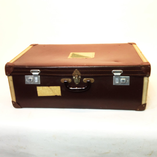 1: Large Brown Travel Case