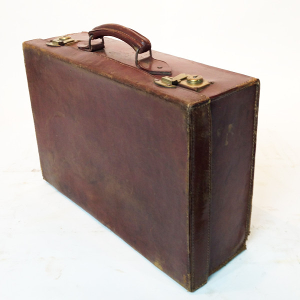 4: Brown Leather Suitcase 2