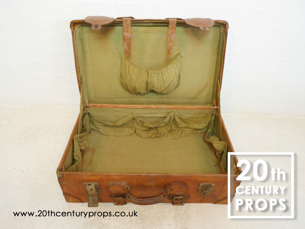1: Leather Vintage Suitcase