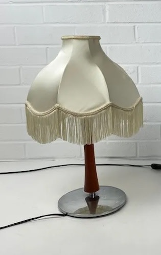 3: Table Lamp With Cream Shade (Working)