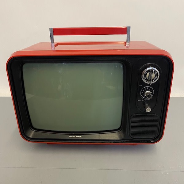 3: Static Only Solid State Red TV (13
