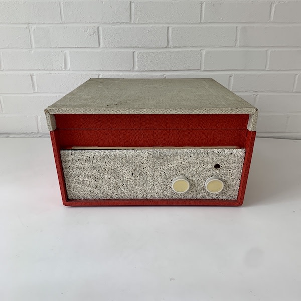 4: Red Vintage Record Player