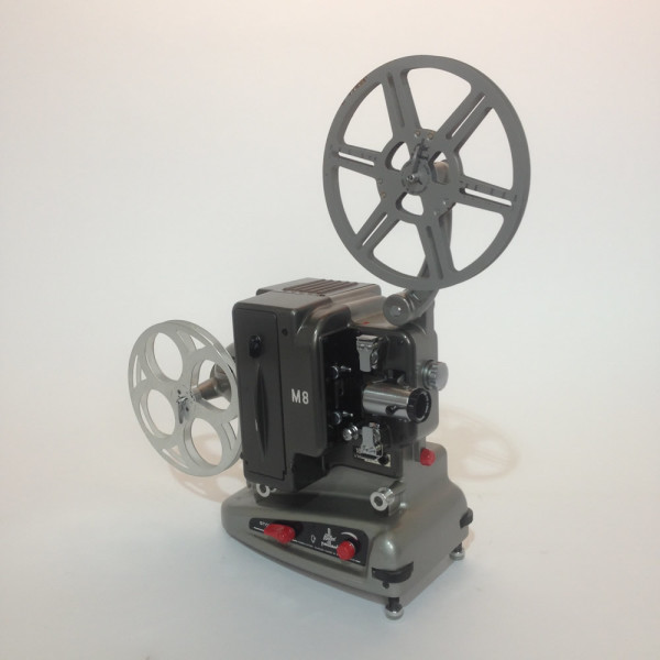 4: Non Practical Silver and Black Bolex 8mm Film Projector