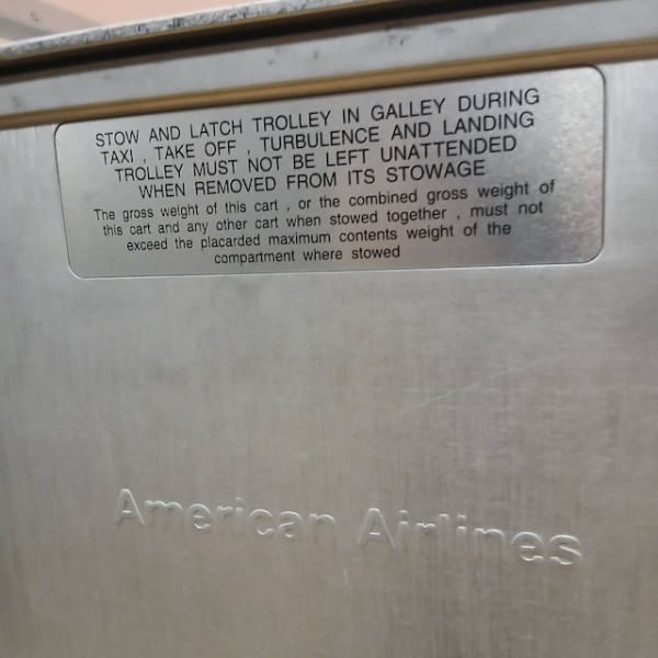 11: American Airlines Silver Service Trolley