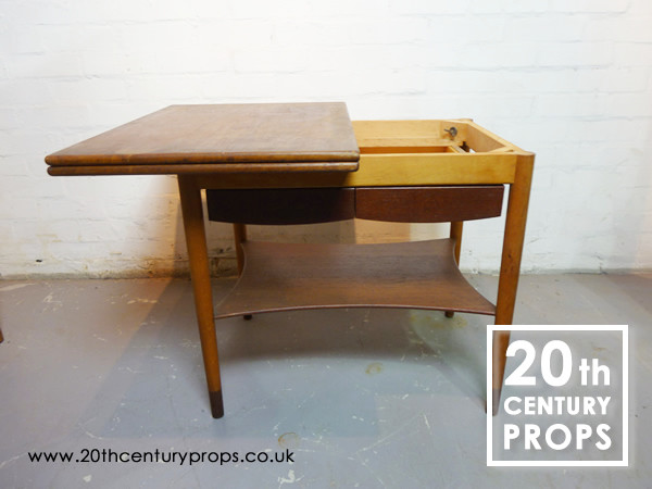 2: Danish folding side table