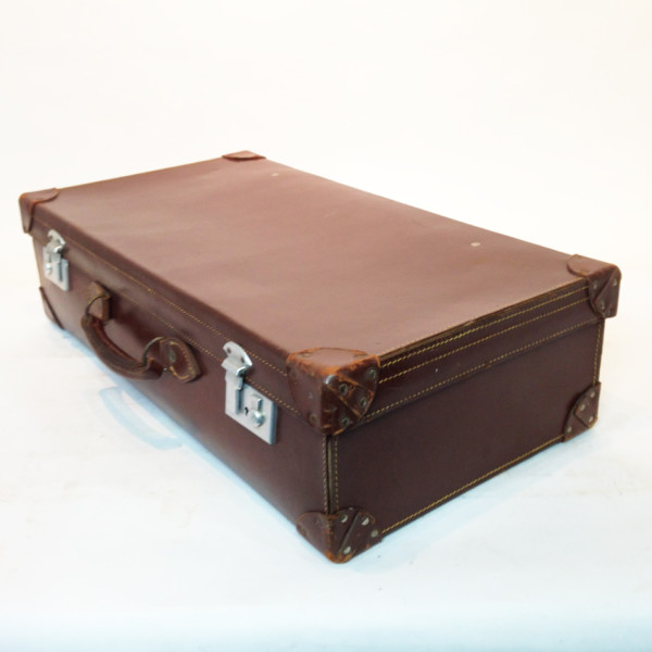 3: Brown Leather Suitcase 4