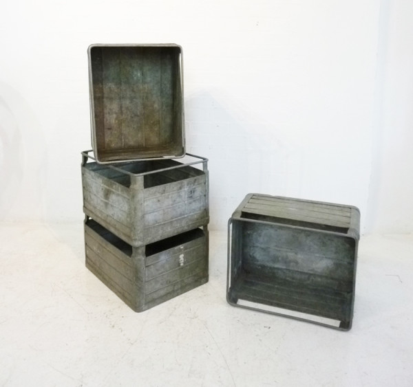 4: Metal Stacking Crate