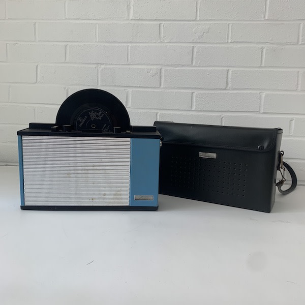 5: DiscaSET Blue Portable Radio/ Record Player (Non Practical)