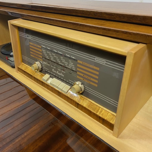 6: Vintage Music Cabinet With Working Record/Radio Player 