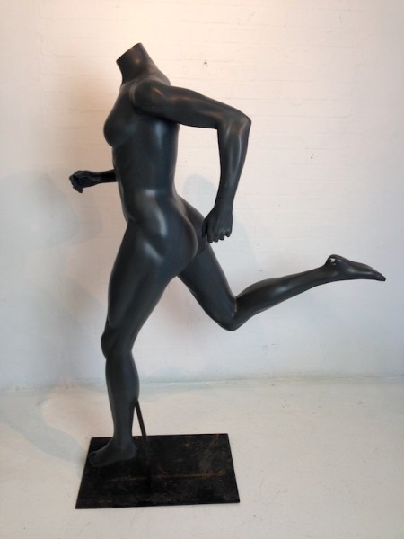 3: Female Running Mannequin