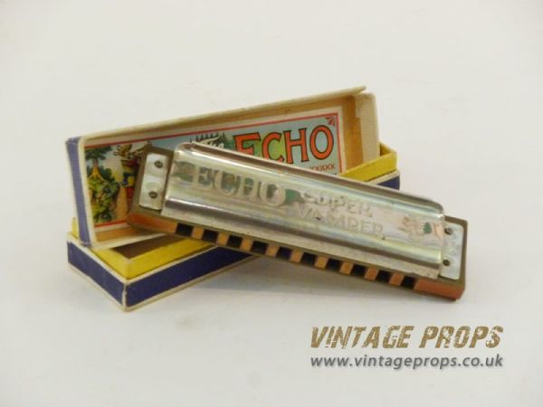 2: Vintage Harmonica With Box