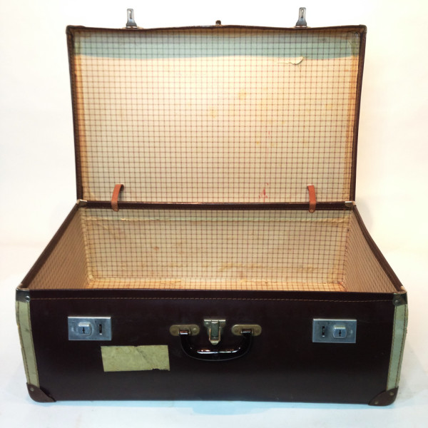 2: Large Brown Travel Case