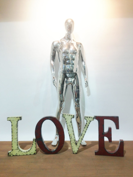 2: Large Metal LOVE Letters