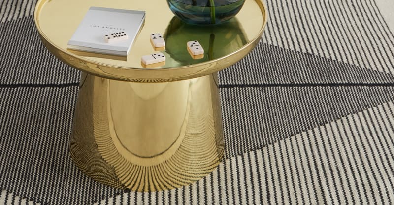 5: Coffee Table - Gold Finish