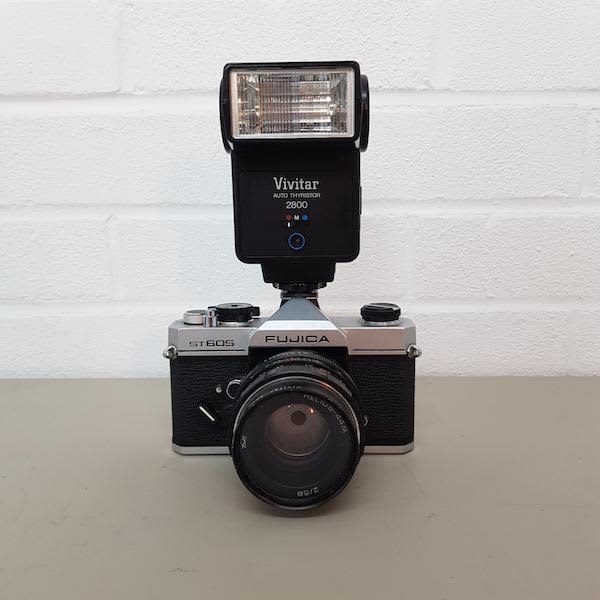 5: Fujica ST605 Paparazzi Camera With Working Flash Unit