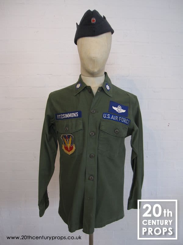 2: Vintage US Airforce Shirt & Beret