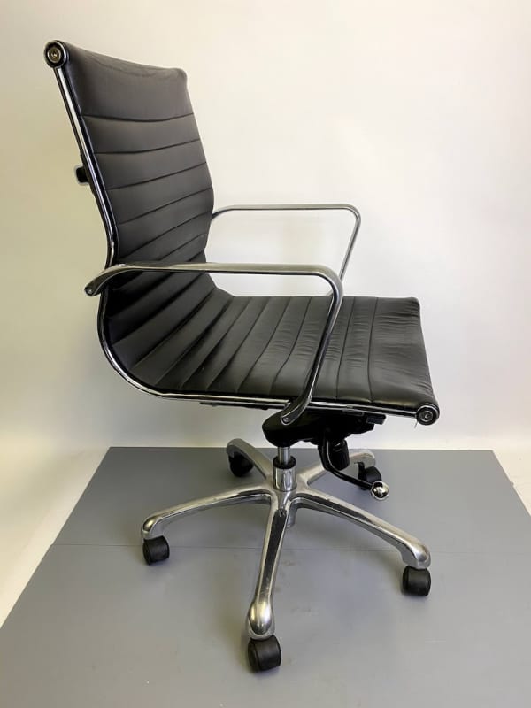 4: Black & Chrome Office Desk Chair