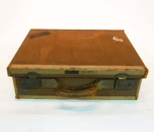 5: Brown Canvas Briefcase