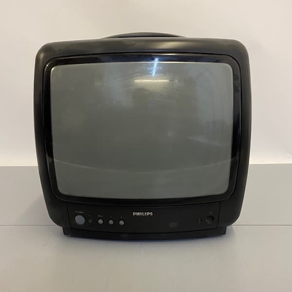 3: Static Only Philips TV With Built In Handle