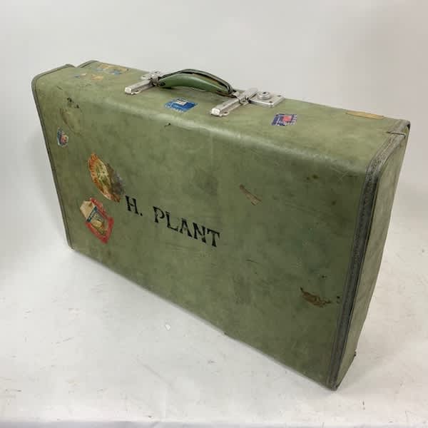 3: Green Vintage Suitcase