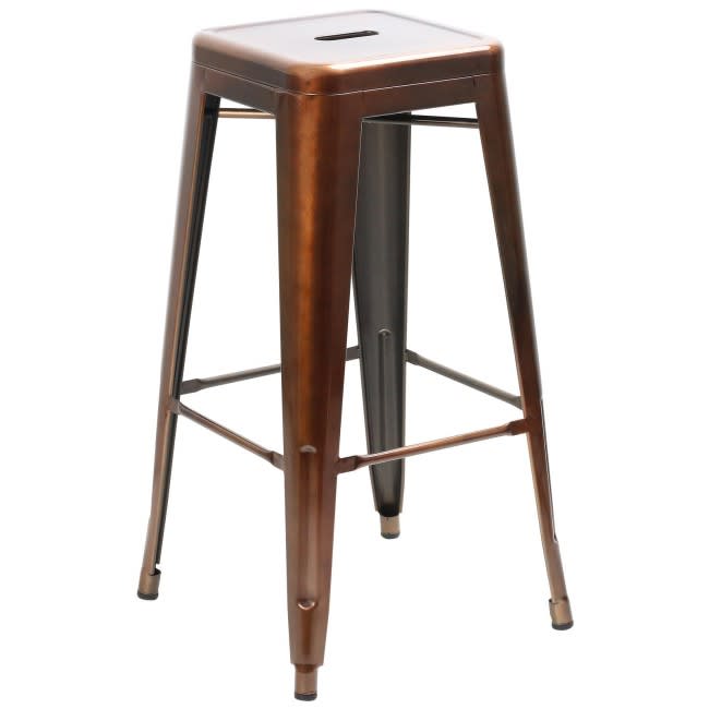 3: Copper Tall Tolix Stool