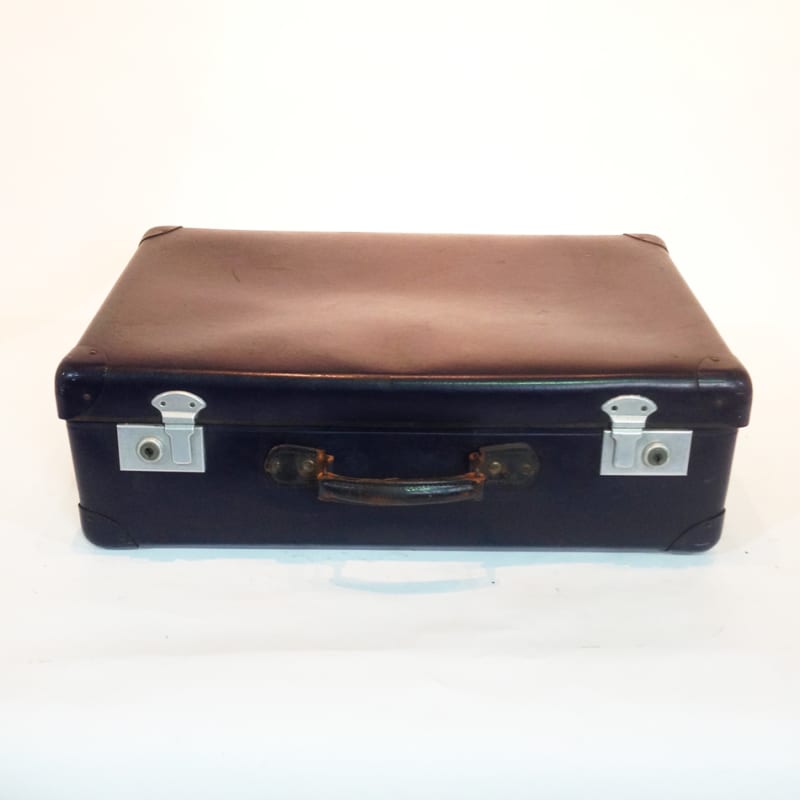 4: Blue Hard Shell Suitcase