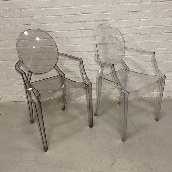 Kartell Ghost Chair Clear (Quantity 12 available) LONDON PROP HIRE