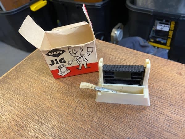 2: Vintage Nebro Jig Photographic Film Slide Mounter Box