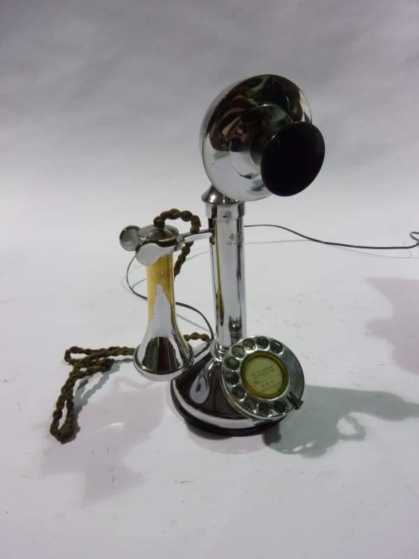 2: Vintage Upright Candlestick Telephone