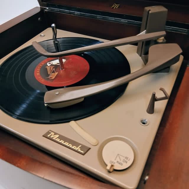 8: Pye Black Box Record Player (Fully Working) (1955)