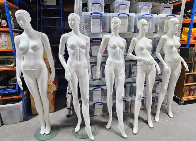 4: Collection Of White Female Mannequins