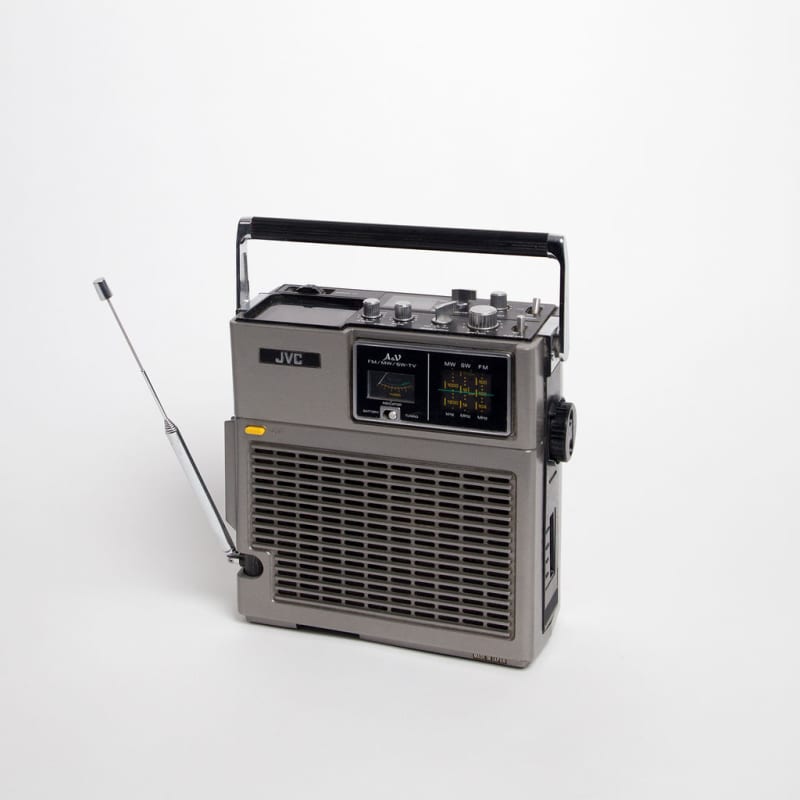 5: Non Practical JVC Mini Portable TV/Radio