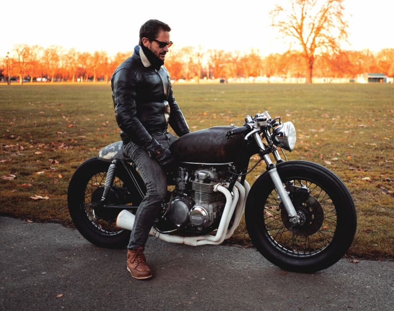 4: Vintage motorcycle