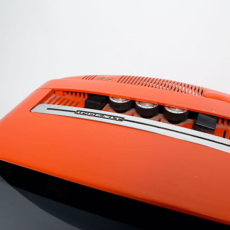 5: Non Practical 'Indesit' Retro Orange TV