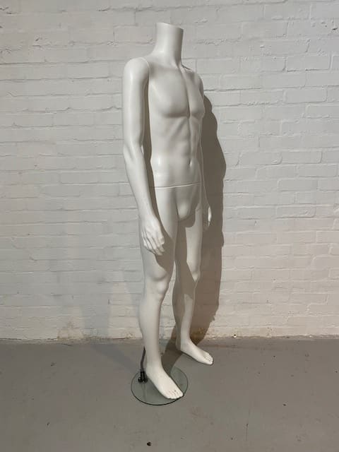 3: White Male Headless Mannequin