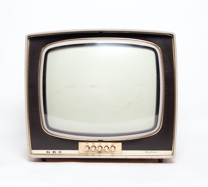 4: Non Practical Vintage Wooden Framed GEC Nineteen TV (1950's)