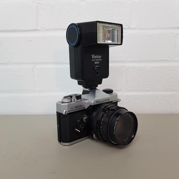 5: Fujica ST605 Paparazzi Camera With Working Flash Unit
