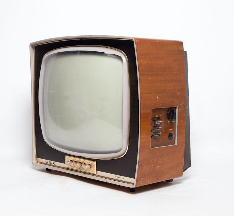 4: Non Practical Vintage Wooden Framed GEC Nineteen TV (1950's)