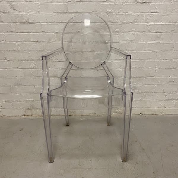 5: Kartell Ghost Chair - Clear (Quantity 12 available)