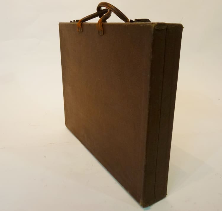 5: Thin Brown Leather Briefcase