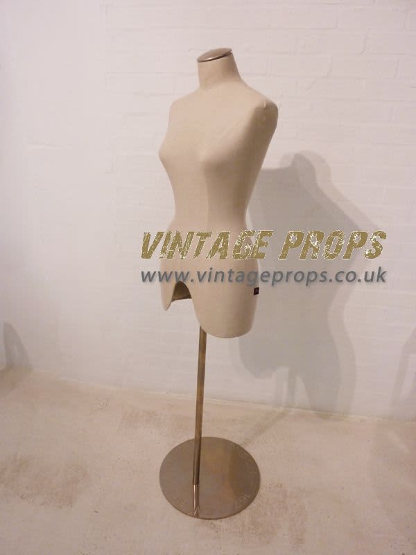 4: Vintage Style Female Dressmaker Mannequin On Stand