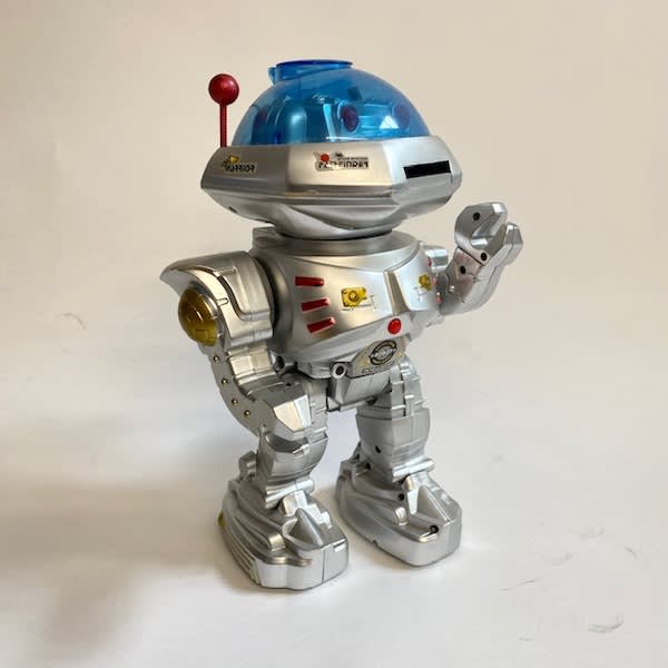 2: Retro Silver Robot Toy