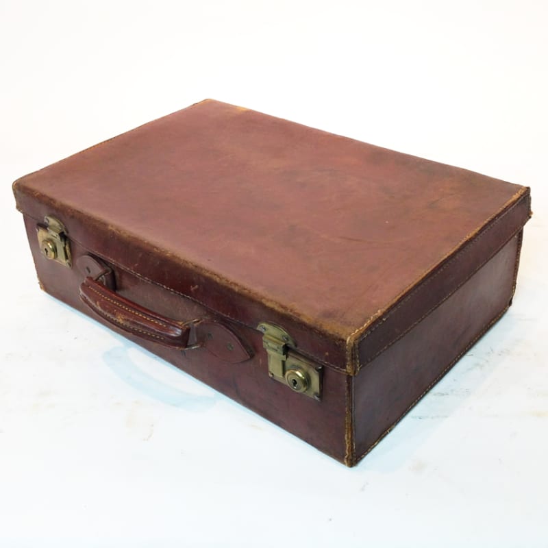 5: Brown Leather Suitcase 2