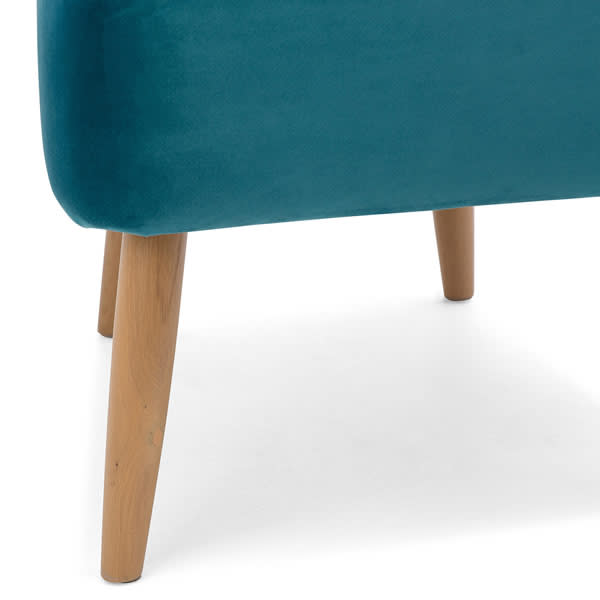 8: Velvet Cocktail Chair - Teal