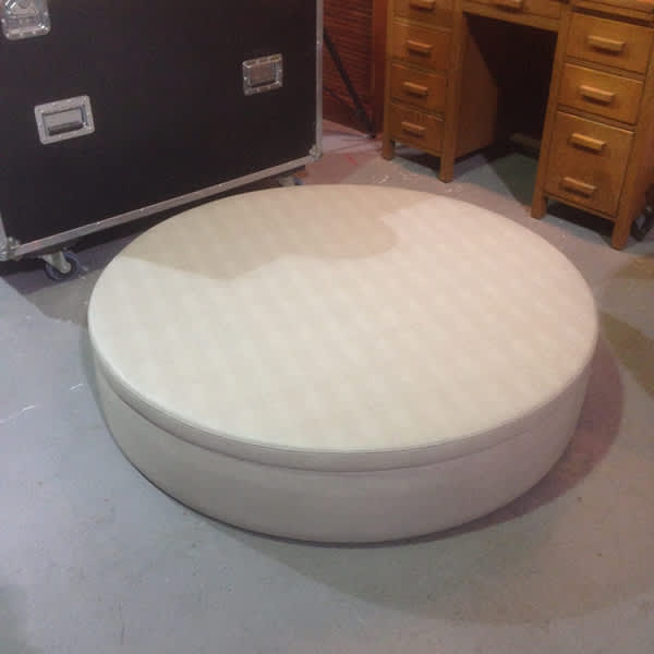 3: Large Circular Daybed / Pouf