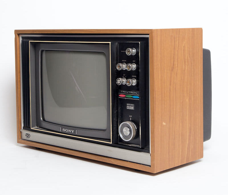 4: Non Practical 1960's Sony Trinitron Solid State TV