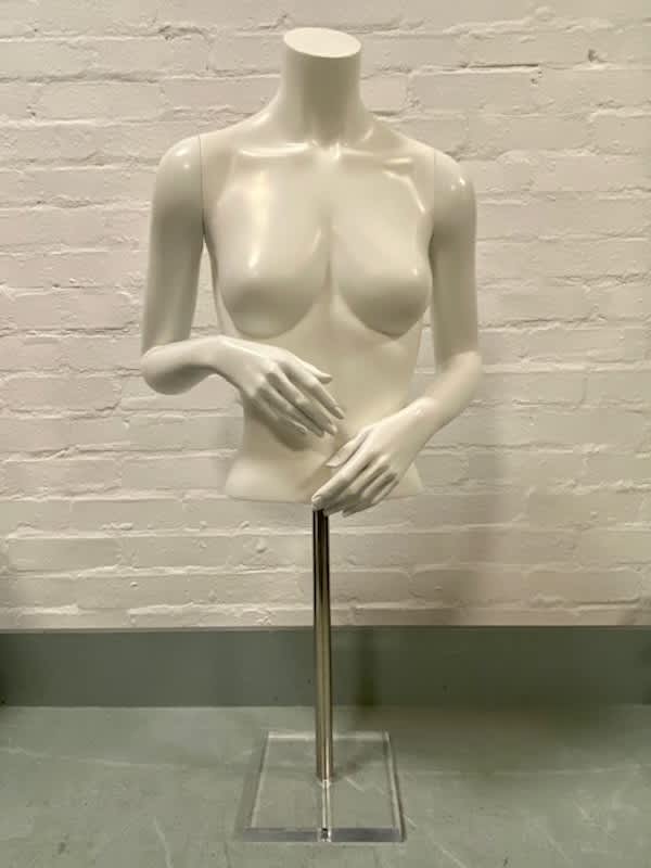 5: Female Headless Bust On Chrome Stand