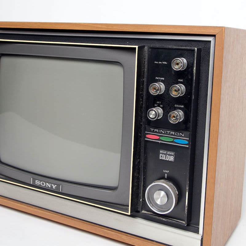 4: Non Practical 1960's Sony Trinitron Solid State TV