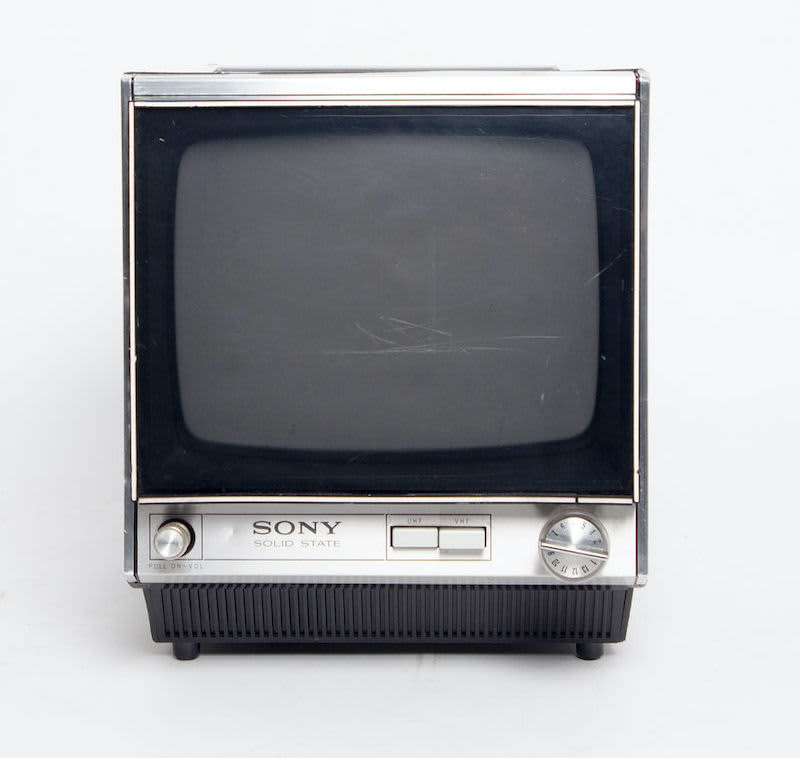 正規品販売！ Transistor State Solid Sony Only Static Mini Black Portable テレビ